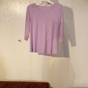 Christopher and Banks Purple Polka Dot